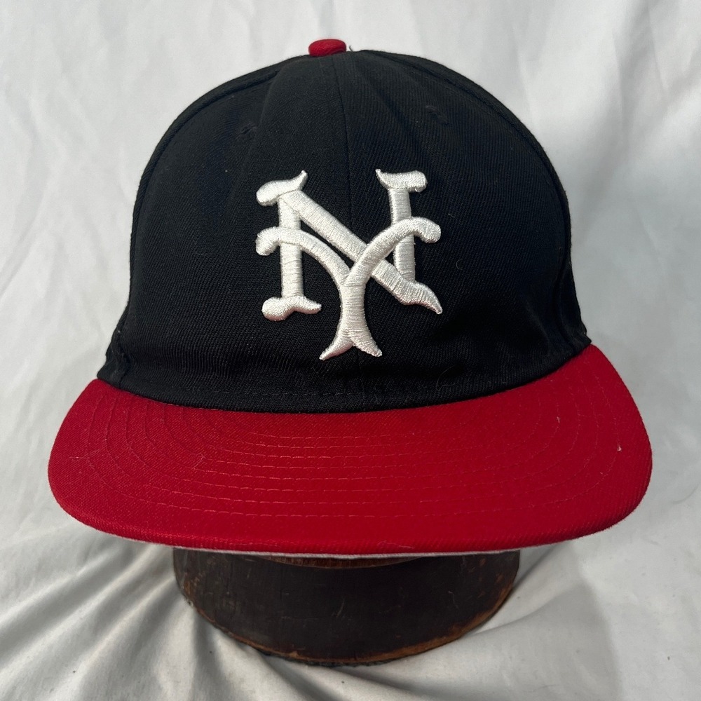 Rings & Crowns New York Cubans Negro Leagues Hat Black Red NY Baseball Cap